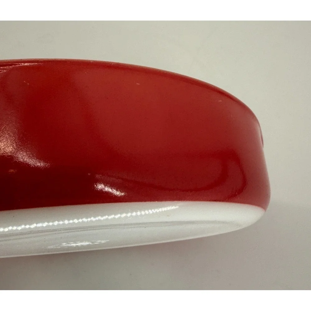 Vintage Pyrex Pink Milk Glass Baking Dish Round Casserole‎ Atomic MCM Ovenware